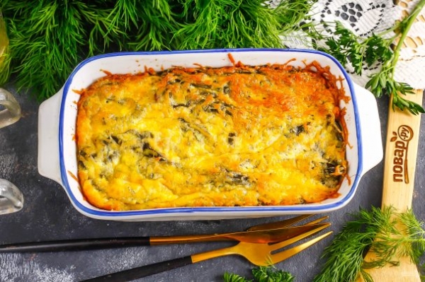 Морская капуста в духовке Морская капуста в духовке