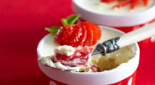 Клубника в сливочном желе, пошаговый рецепт с фото Клубника в сливочном желе, пошаговый рецепт с фото