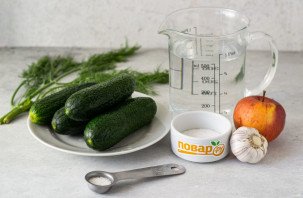 Быстрые малосольные огурчики