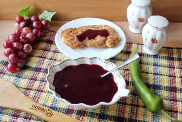 Виноградный соус к мясу Виноградный соус к мясу