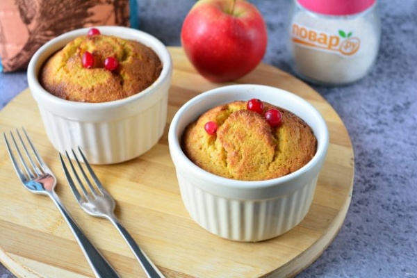 Морковно-яблочное суфле Морковно-яблочное суфле