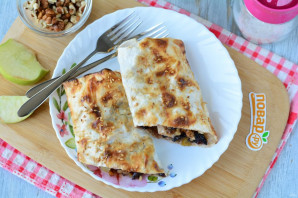 Рулет из лаваша с черносливом Рулет из лаваша с черносливом