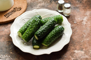 Быстрые огурчики в пакете Быстрые огурчики в пакете