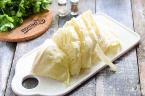 Капуста пластами на зиму