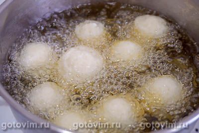 Творожные пончики c рисовой и пшеничной мукой Творожные пончики c рисовой и пшеничной мукой