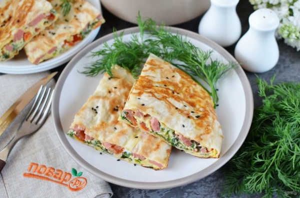 Завтрак с лавашом Завтрак с лавашом