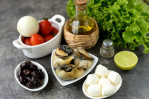 Салат с рапанами Салат с рапанами