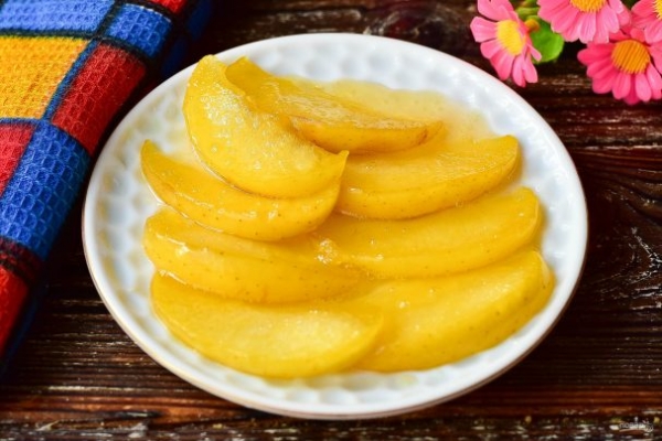 Яблоки "Фламбе"