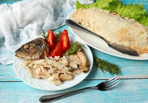 Окунь в соли в духовке Окунь в соли в духовке