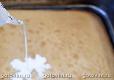 Пирог с клубникой, сливками и корочкой из взбитых белков Пирог с клубникой, сливками и корочкой из взбитых белков