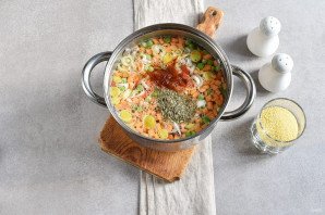 Суп с кускусом Суп с кускусом