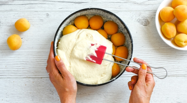 Заливной пирог с абрикосами, пошаговый рецепт с фото Заливной пирог с абрикосами, пошаговый рецепт с фото