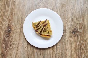 Блины с нутеллой и бананом