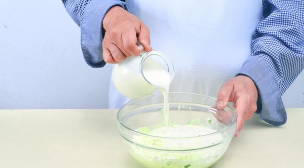 Вегетарианская окрошка на кефире, пошаговый рецепт с фото Вегетарианская окрошка на кефире, пошаговый рецепт с фото