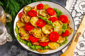 Салат из кабачков с тунцом