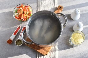Суп с кускусом Суп с кускусом