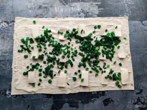 Рулет из лаваша с грибами и крабовыми палочками Рулет из лаваша с грибами и крабовыми палочками