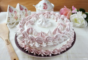 Торт со сливками и ананасами Торт со сливками и ананасами