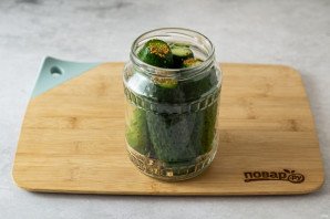 Огурцы с горчицей на зиму Огурцы с горчицей на зиму