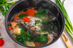 Уха из лосося в мультиварке Уха из лосося в мультиварке