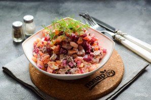 Салат "Гренадер" с говядиной Салат "Гренадер" с говядиной