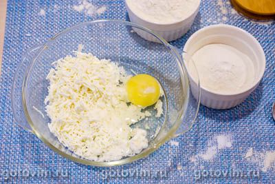 Творожные пончики c рисовой и пшеничной мукой Творожные пончики c рисовой и пшеничной мукой