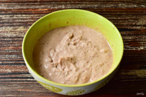 Соус из фасоли и курицы