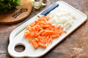 Куриная печень с брокколи Куриная печень с брокколи