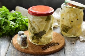 Капуста пластами на зиму