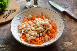 Немецкий салат с фасолью Немецкий салат с фасолью