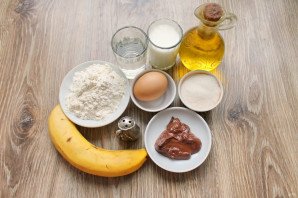 Блины с нутеллой и бананом