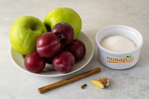 Яблочно-сливовый соус на зиму Яблочно-сливовый соус на зиму