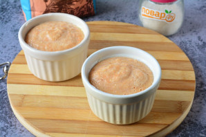 Морковно-яблочное суфле