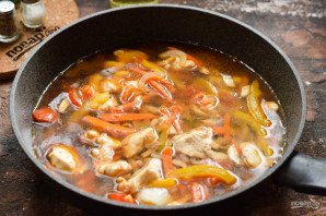 Китайский кисло-острый суп Китайский кисло-острый суп