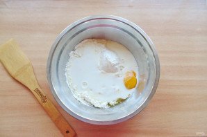 Оладьи с помидорами и сыром Оладьи с помидорами и сыром