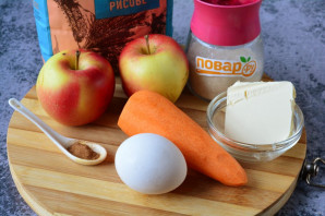 Морковно-яблочное суфле