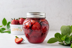 Клубника с сахаром на зиму Клубника с сахаром на зиму