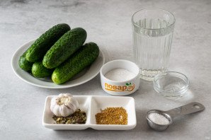 Огурцы с горчицей на зиму Огурцы с горчицей на зиму