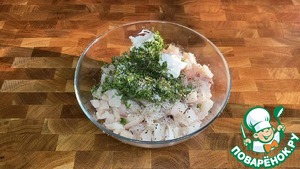 Филе минтая в карманах из теста Филе минтая в карманах из теста