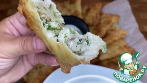 Филе минтая в карманах из теста Филе минтая в карманах из теста