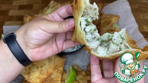 Филе минтая в карманах из теста Филе минтая в карманах из теста