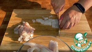 Филе минтая в карманах из теста Филе минтая в карманах из теста