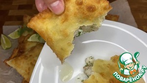 Филе минтая в карманах из теста Филе минтая в карманах из теста