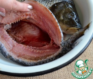 Карп с жареным луком