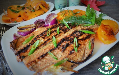Медовая скумбрия-гриль Медовая скумбрия-гриль