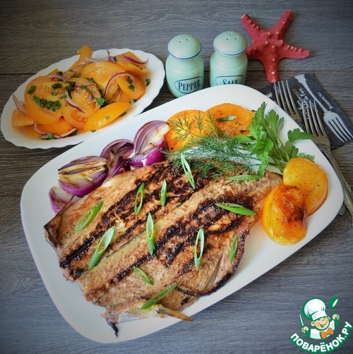 Медовая скумбрия-гриль Медовая скумбрия-гриль