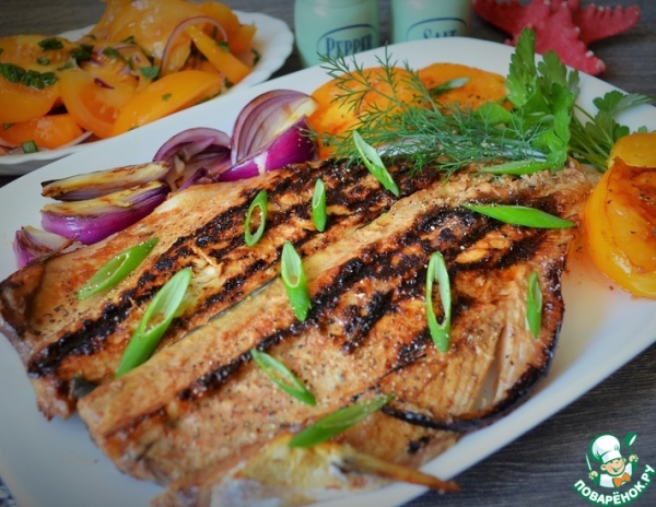 Медовая скумбрия-гриль Медовая скумбрия-гриль