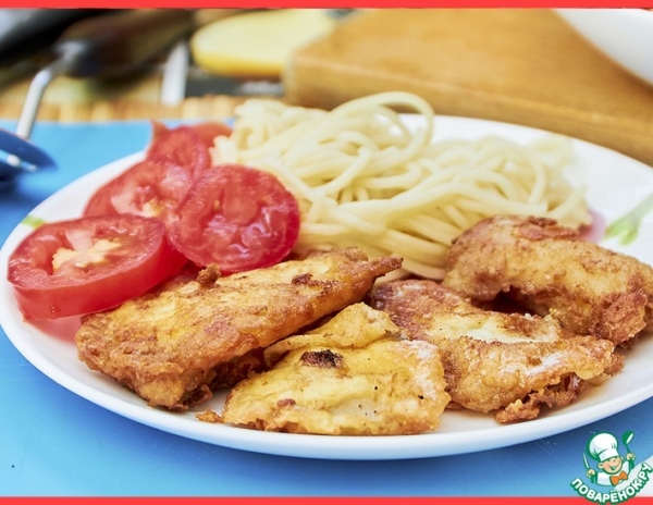 Пангасиус в сырном кляре