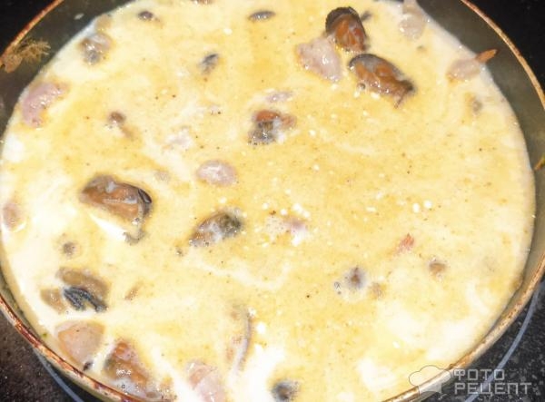 Рецепт: Булгур - с морепродуктами Рецепт: Булгур - с морепродуктами