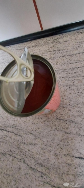 Рецепт: Фасолевый суп на курином бульоне - с консервированной фасолью в томате Рецепт: Фасолевый суп на курином бульоне - с консервированной фасолью в томате